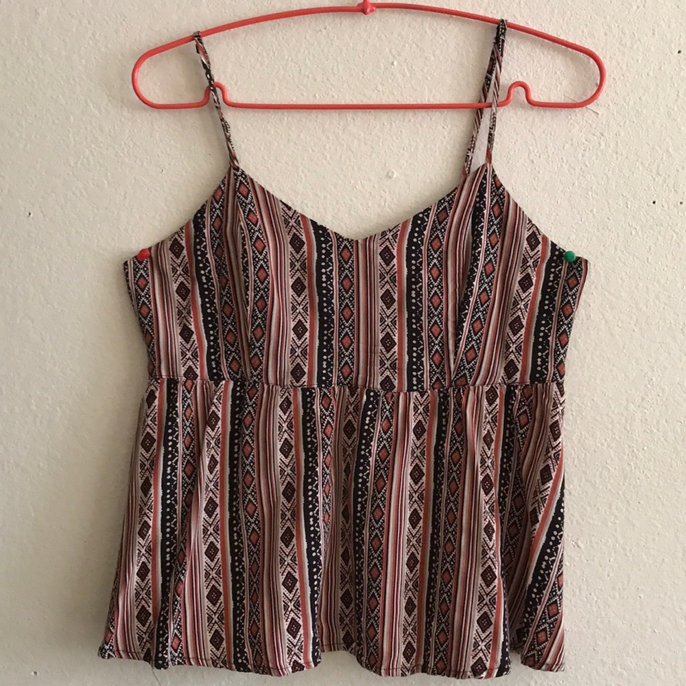 Tribal print tank